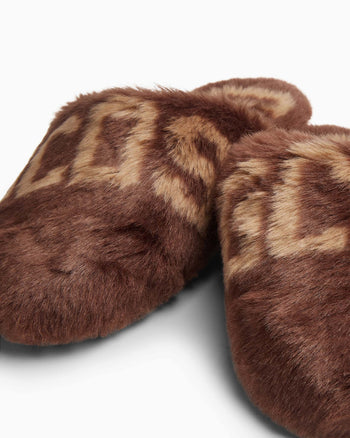 Buy TopiBaaz Unisex Winter Flip Flop Slipper for Men and Women Soft Faux Fur  Slip On Indoor Home Slides Slipper for Bedroom Sandals (Brown,7) at  Amazon.in